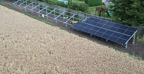 Solcelleanlæg under opbygning - overblik over X-Sol Danmarks løsninger