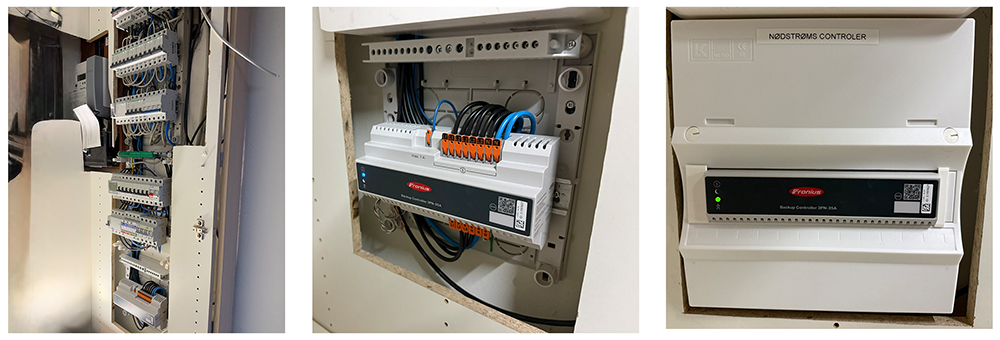 Fuld backup controller i eltavle