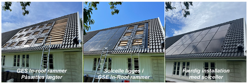 integrerede solcelle i tag