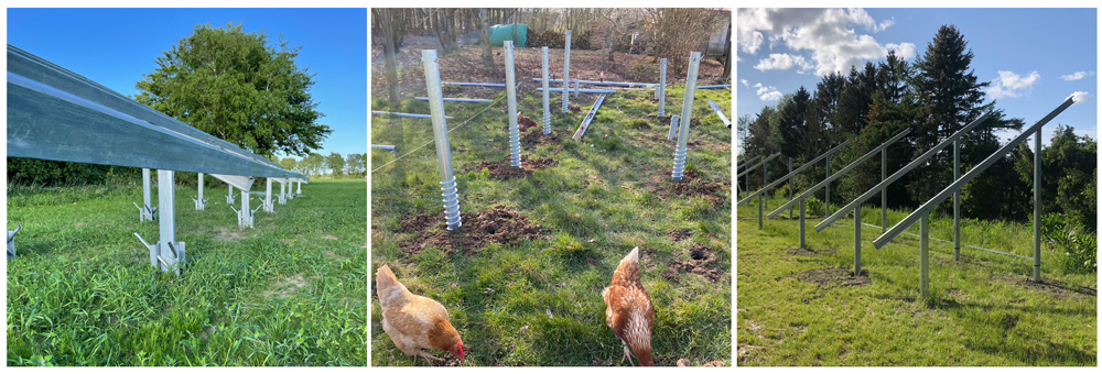 Montagesystem solceller på jord