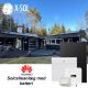 10,92 kw Huawei Solid solcelleanlæg med batteri