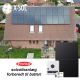 Komplet 8,19 kW Fronius solcelleanlæg installeret på parcelhus i Danmark